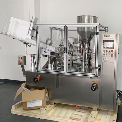 Industrial Plastic Tube Filler 2KW Ointment Filling And Sealing Machine