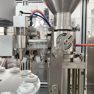 Industrial Plastic Tube Filler 2KW Ointment Filling And Sealing Machine