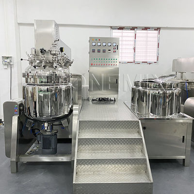 Heating Electric Emulsifier Cosemtics Vacuum Homogenizer Mixer