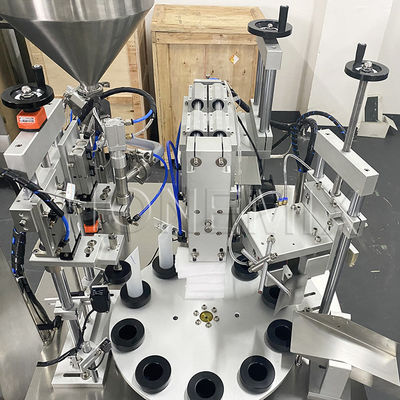 Rotary Ultrasonic Plastic Tube Filling And Sealing Machine Semi Automatic