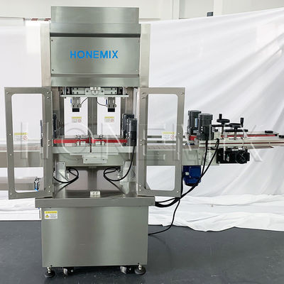 Automatic Body Lotion Filling Line Cap Pressing Screwing Machine