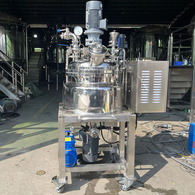 380V Vacuum Emulsifying Mixer Machine Homogenizing Tank Fixed Type