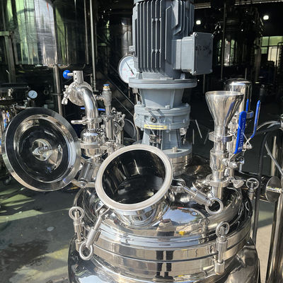 380V Vacuum Emulsifying Mixer Machine Homogenizing Tank Fixed Type