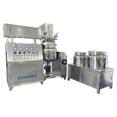 Vacuum Homogenizer Emulsifier Mixer 4KW Body Cream Mixer Machine