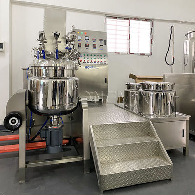 Versatile Vacuum Emulsifying Mixer Machine Electric Steam Heating