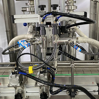 Heated Vaseline Cream Filling Machine Two Nozzle Capping Sealing Labeling Line
