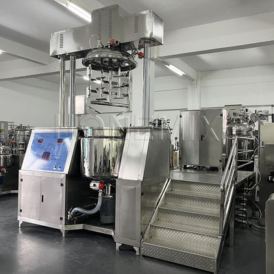 Automatic Vacuum Homogenizer Emulsifier Dual Lifting Emulsifying Equipment