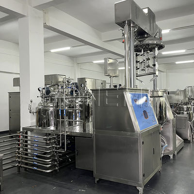 Automatic Vacuum Homogenizer Emulsifier Dual Lifting Emulsifying Equipment
