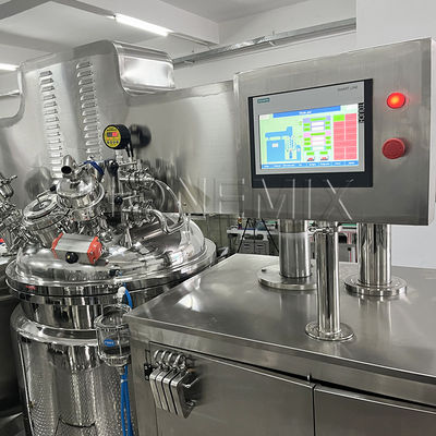 Automatic Vacuum Homogenizer Emulsifier Dual Lifting Emulsifying Equipment