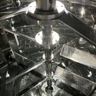 Cream Vacuum Emulsifier Mixer Machine Bidirectional Mixing Horizontal Motor