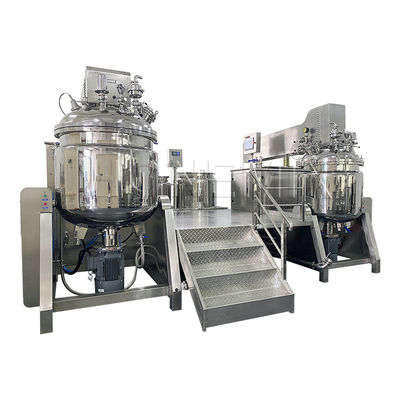 PLC Vacuum Homogenizing Emulsifier Mixer Machine Custom Combine