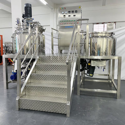 Precise Vacuum Emulsifying Mixer 220V / 380V Body Cream Making Machine