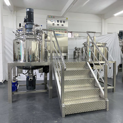 Precise Vacuum Emulsifying Mixer 220V / 380V Body Cream Making Machine
