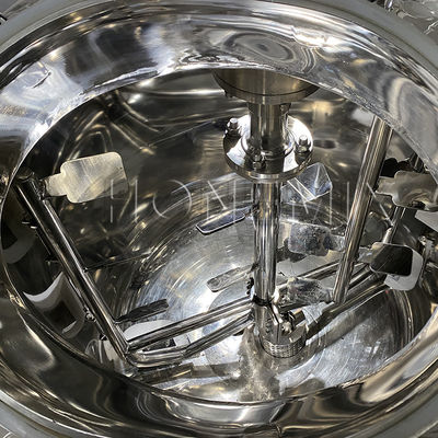Defoaming Vacuum Emulsifying Mixer Homogenizer Tank For Shampoo Paste