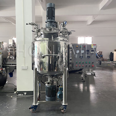300L High Shear Vacuum Emulsifying Mixer Movable For Kettle Ointment