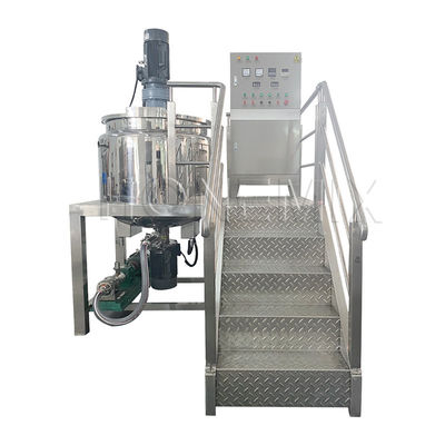 Small Liquid Soap Making Machine 300L Shampoo Mixer Machine With Agitator