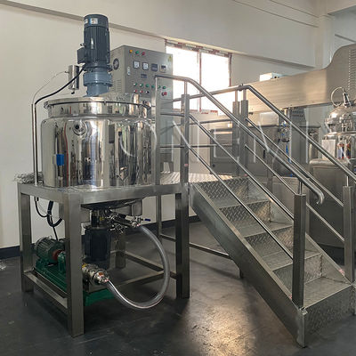 Small Liquid Soap Making Machine 300L Shampoo Mixer Machine With Agitator
