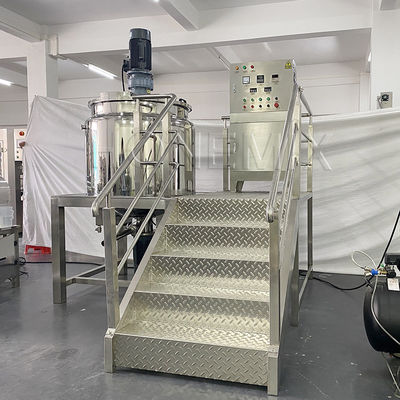 Movable Detergent Liquid Mixer Machine Automatic Jacketed Mixing Vessel