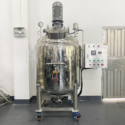 Movable Liquid Detergent Making Machine SS Industrial Liquid Mixer Tank