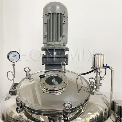 Movable Liquid Detergent Making Machine SS Industrial Liquid Mixer Tank