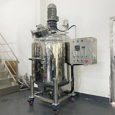 Movable Liquid Detergent Making Machine SS Industrial Liquid Mixer Tank