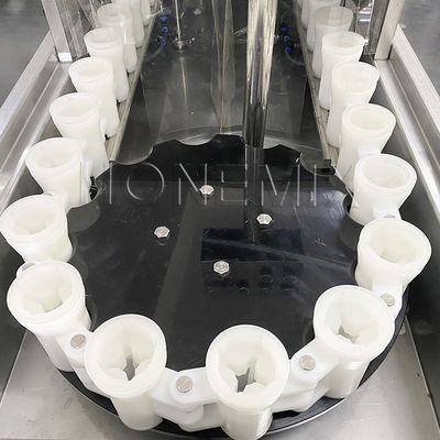 Rotary Ancillary Equipment 1.25KW Double Line Bottle Washing Machine