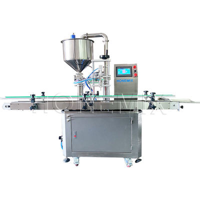 Auto Single Head Cream Filling Machine 110V / 220V 50Hz For Shower Gel Filler