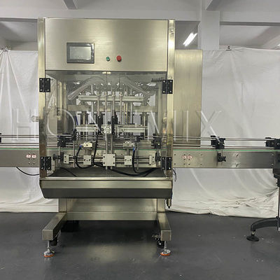 Four Heads Cream Filling Machine Servo Control Body Lotion Filling Machine