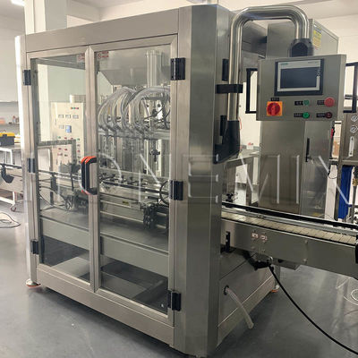 Automatic Food Grade SIEMENS HMI Mutiple Heads Piston Jam Paste Filling Machine