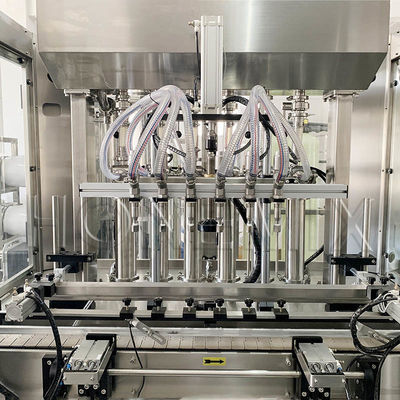 Automatic Food Grade SIEMENS HMI Mutiple Heads Piston Jam Paste Filling Machine