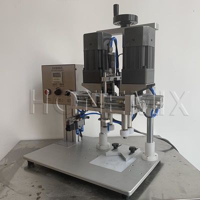 80W Semi Automatic Spray Bottle Capping Machine 220V / 50Hz Voltage