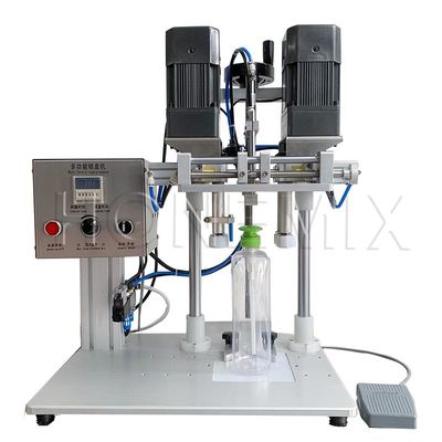 80W Semi Automatic Spray Bottle Capping Machine 220V / 50Hz Voltage