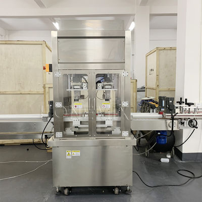 Four Head Cream Filling Machine Tracking Servo Piston Capping Machine