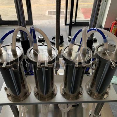 Liquid Perfume Making Equipment Four Heads Automatic Perfume Filling Machine
