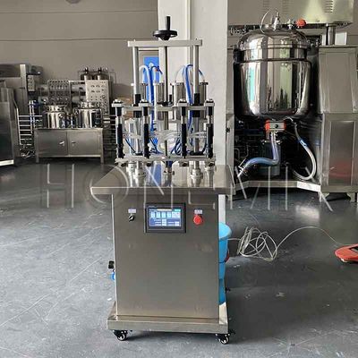 Liquid Perfume Making Equipment Four Heads Automatic Perfume Filling Machine