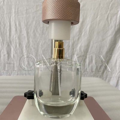 Vacuum Perfume Filling Line Four Heads Manual Perfume Bottle Crimping Machine
