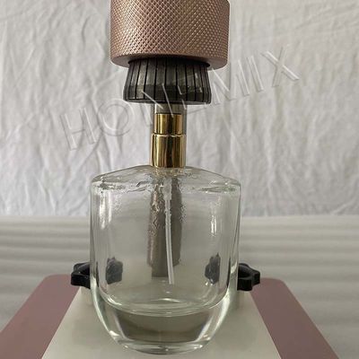 Vacuum Perfume Filling Line Four Heads Manual Perfume Bottle Crimping Machine