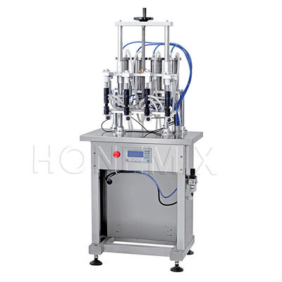 Semi Auto Perfume Making Machine Four Heads Vacuum Filling Machine