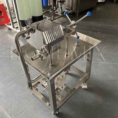 Stainless Steel Perfume Making Machine Precision Plate And Frame Filter