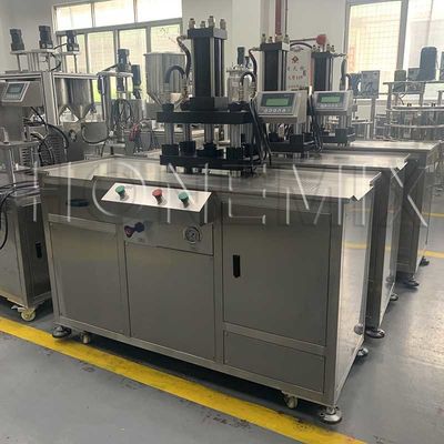 Auto Eyeshadow Powder Press Machine 380V / 50Hz Stainless Steel