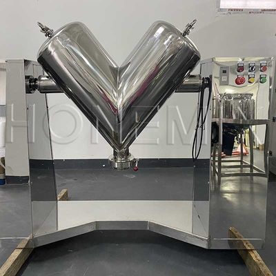 V Shape Dry Powder Mixing Machine SUS316L Protein Powder Mixer CE