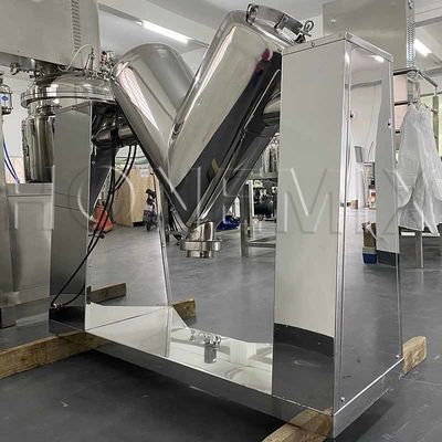 V Shape Dry Powder Mixing Machine SUS316L Protein Powder Mixer CE