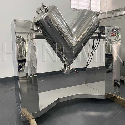 V Shape Dry Powder Mixing Machine SUS316L Protein Powder Mixer CE