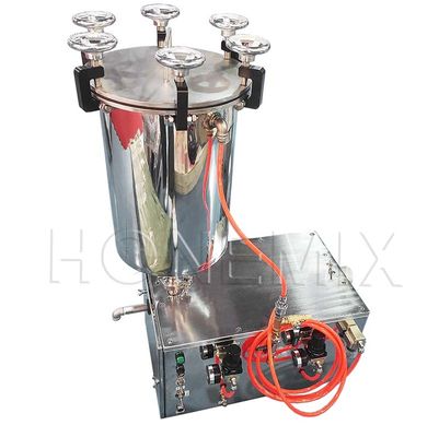 Semi Auto Makeup Mascara Thick Cream Pressure Filling Machine