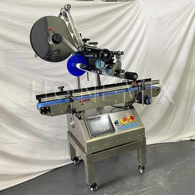 Small Semi Auto Labeling Machine 220V / 50Hz Flat Surface Labeling Machine