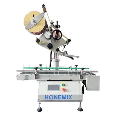 Desktop Flat Bottle Labeling Machine electric Automatic Box Label Applicator