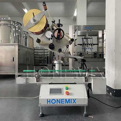 Desktop Flat Bottle Labeling Machine electric Automatic Box Label Applicator