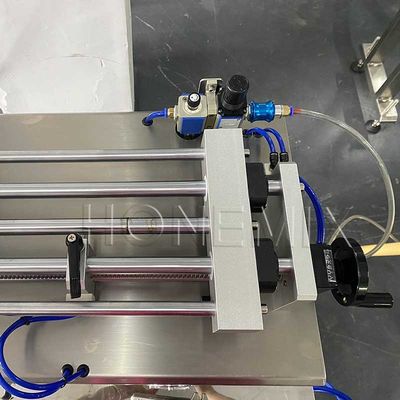 Cosmetics Two Head Filling Machine Piston Horizontal Filling Machine CE