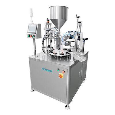 Cosmetic Cream Tube Filling Machines Semi Automatic Sealing Machine