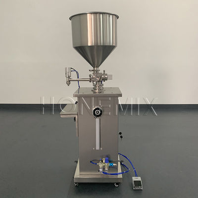 Vertical Piston Filling Machine Pneumatic Control Cream Filler Machine Safety